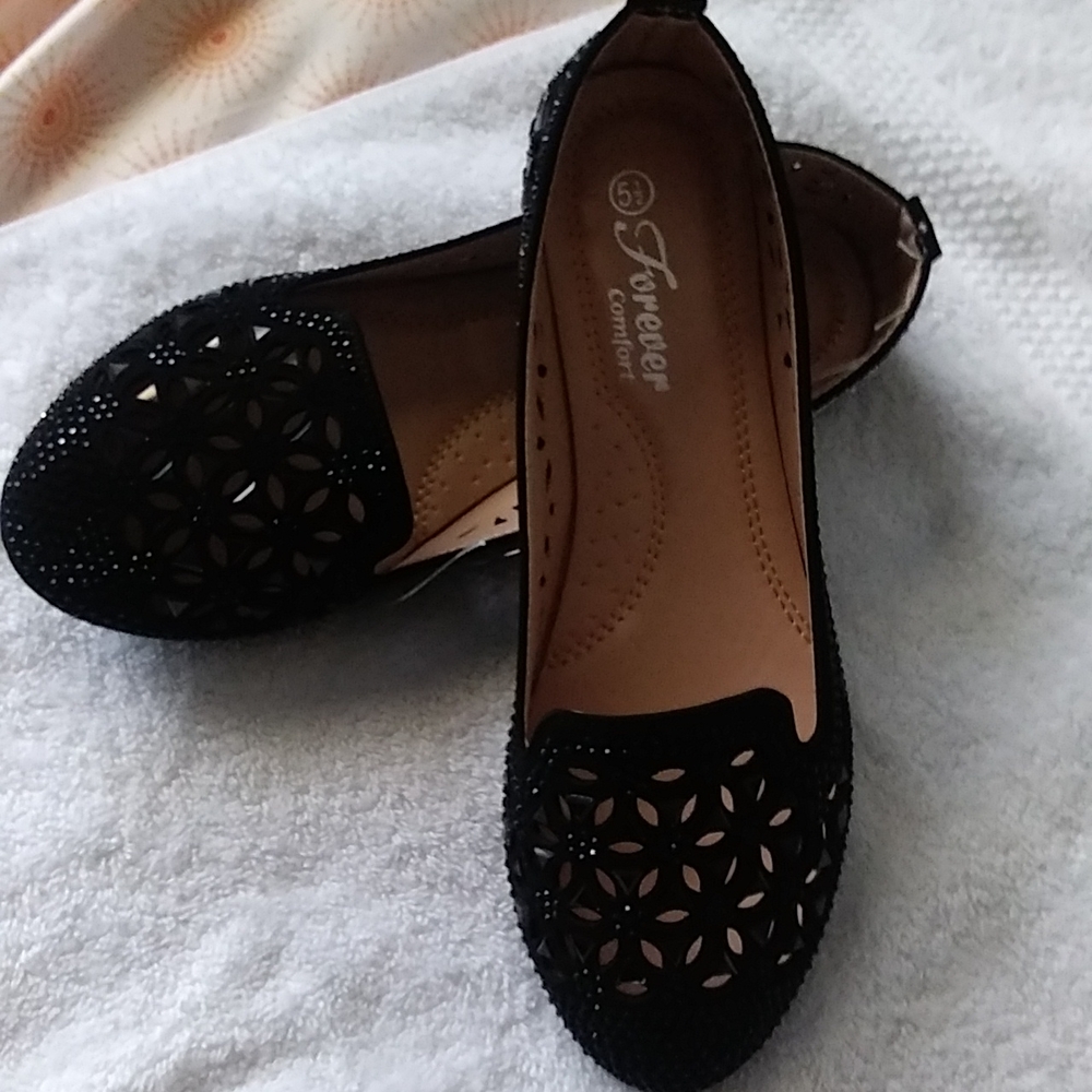 5.5 black girls dress shoe